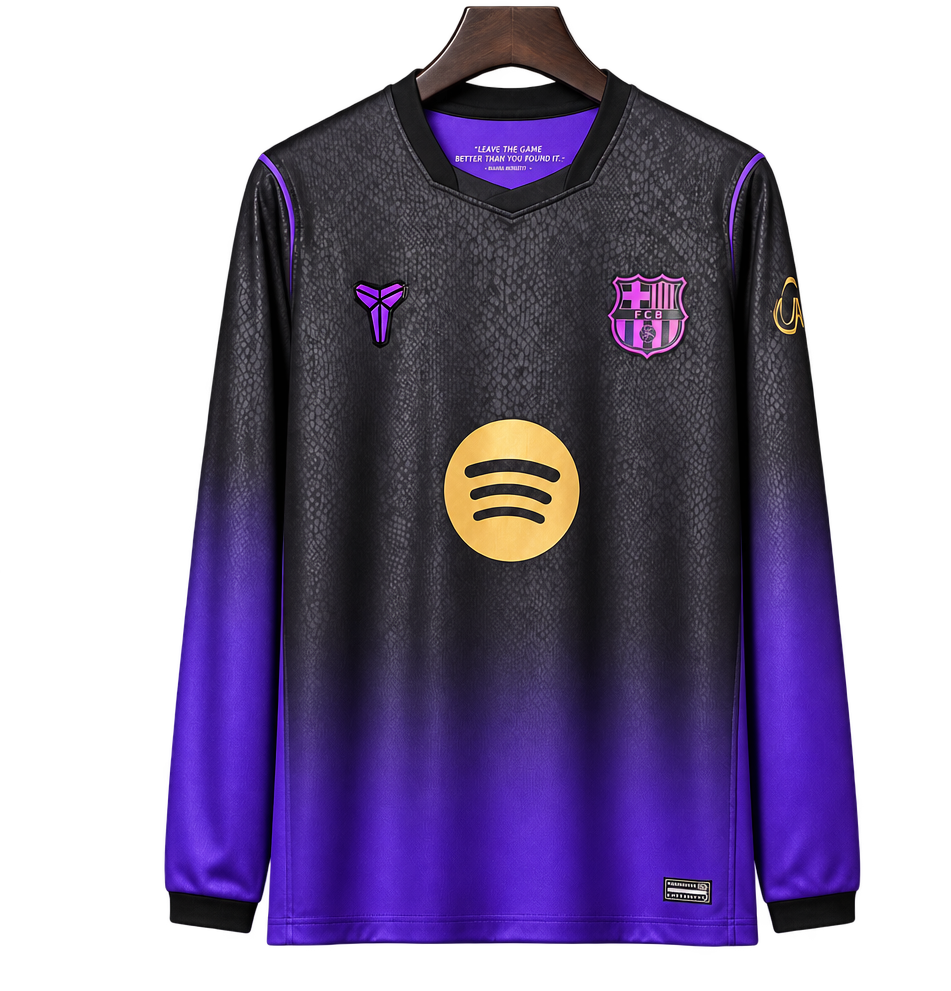 Camiseta Barcelona 2026-27 Edición Especial — Kobe Negra y Violeta