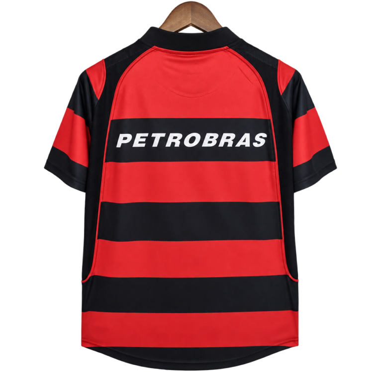 Camiseta Flamengo 2003-04 Local — Espalda
