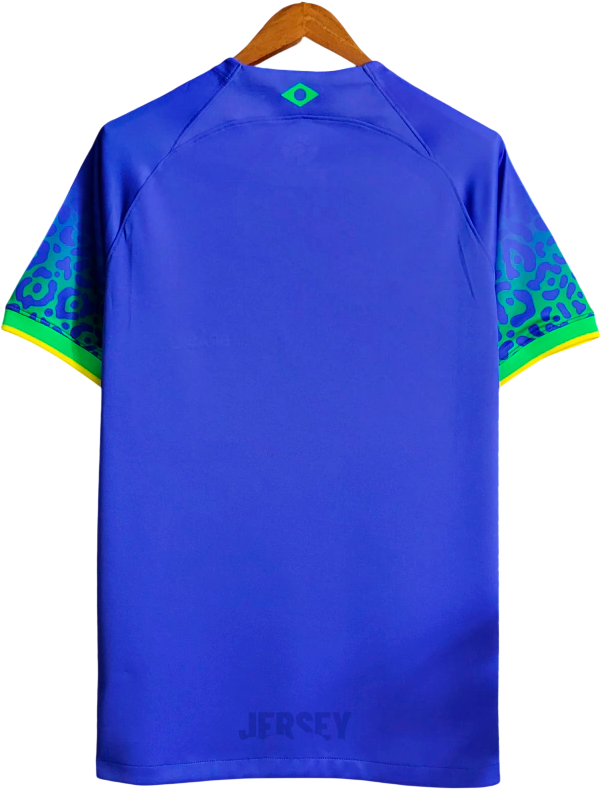 Camiseta Brasil 2022 Visitante — Espalda