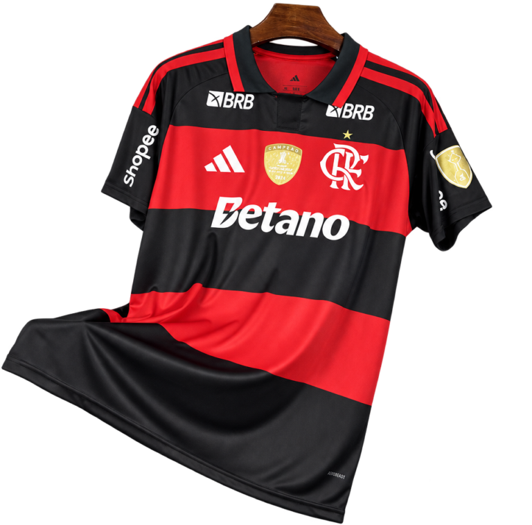Camiseta Flamengo 2026-27 Local — Patrocinadores – De Arrascaeta 10