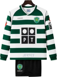 Camiseta Sporting CP 2001-2003 Versión Infantil Local