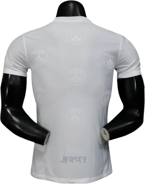 Camiseta PSG 2025-2026 Edición Especial Blanca en Relieve — Espalda