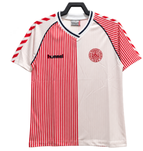 Camiseta Denmark 1986 Visitante — Frente