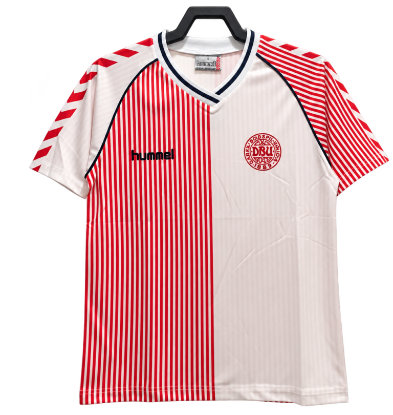 Camiseta Denmark 1986 Visitante