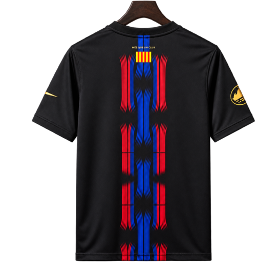 Camiseta Barcelona 2026-27 Edición Especial — Ed Sheeran Spotify Negra — Espalda