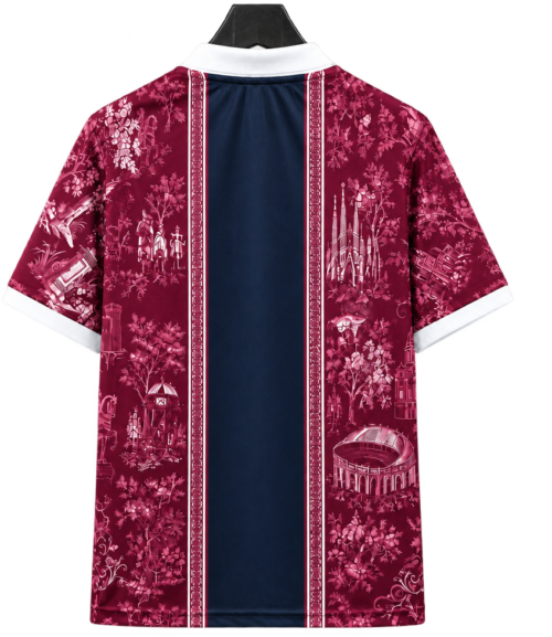 Camiseta Barcelona 2026-27 Edición Especial — Polo Granate — Espalda