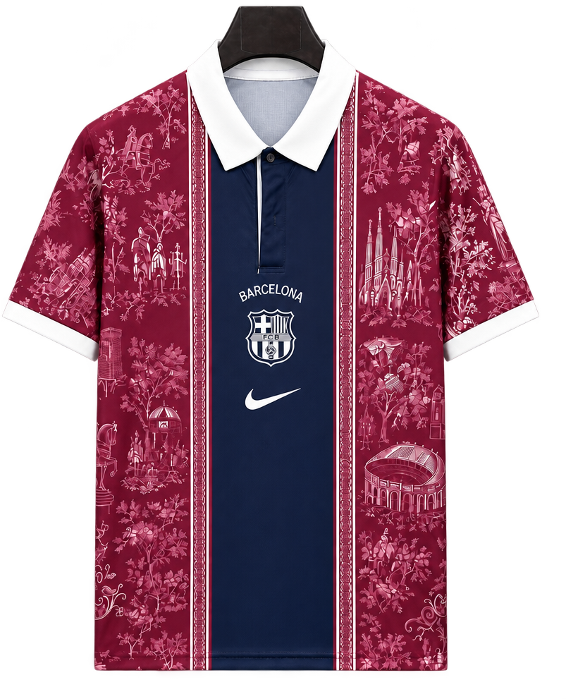 Camiseta Barcelona 2026-27 Edición Especial — Polo Granate