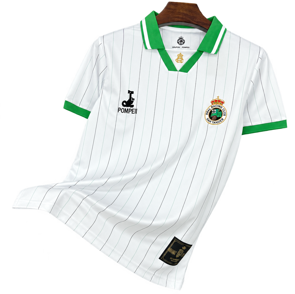 Camiseta Racing Santander 2024-25 Edición Especial — 112 Aniversario Blanca — Frente