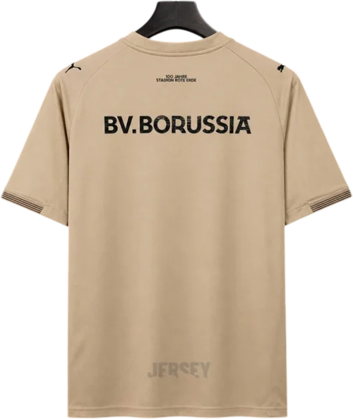 Camiseta Borussia Dortmund 2025-2026 Edición Especial Portero Centenario — Espalda
