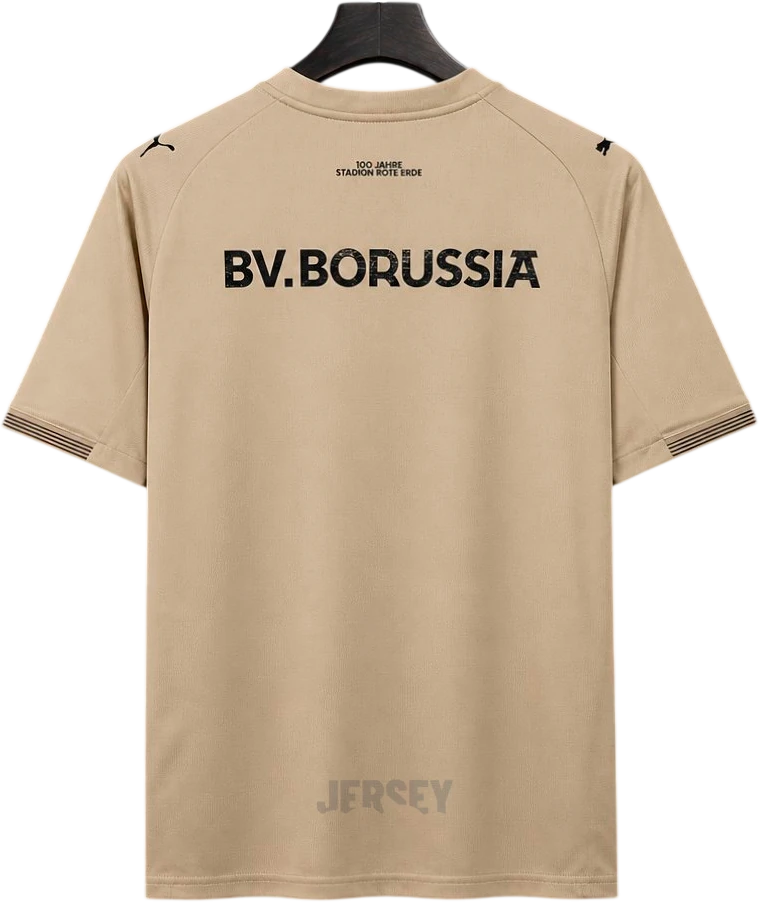 Camiseta Borussia Dortmund 2025-2026 Edición Especial Portero Centenario — Espalda