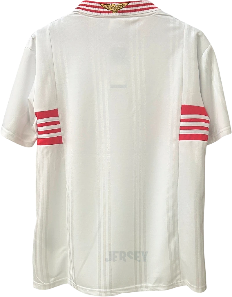 Camiseta Benfica 1997-1999 Visitante Variante Blanca — Espalda