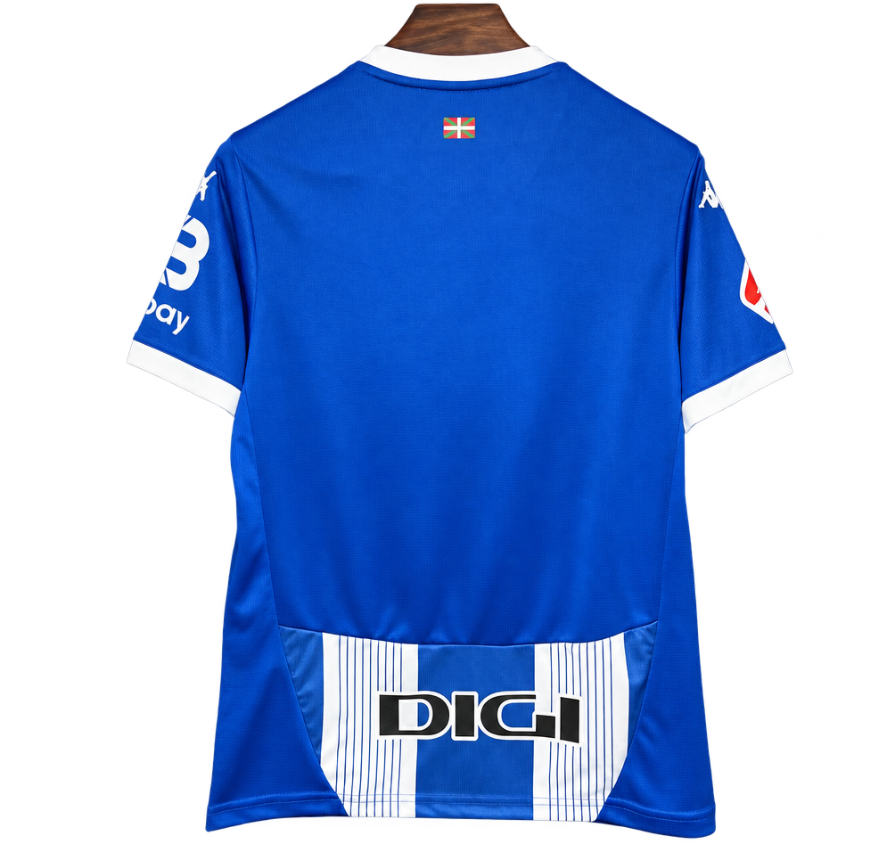 Camiseta Alaves 2024-25 Local — Espalda